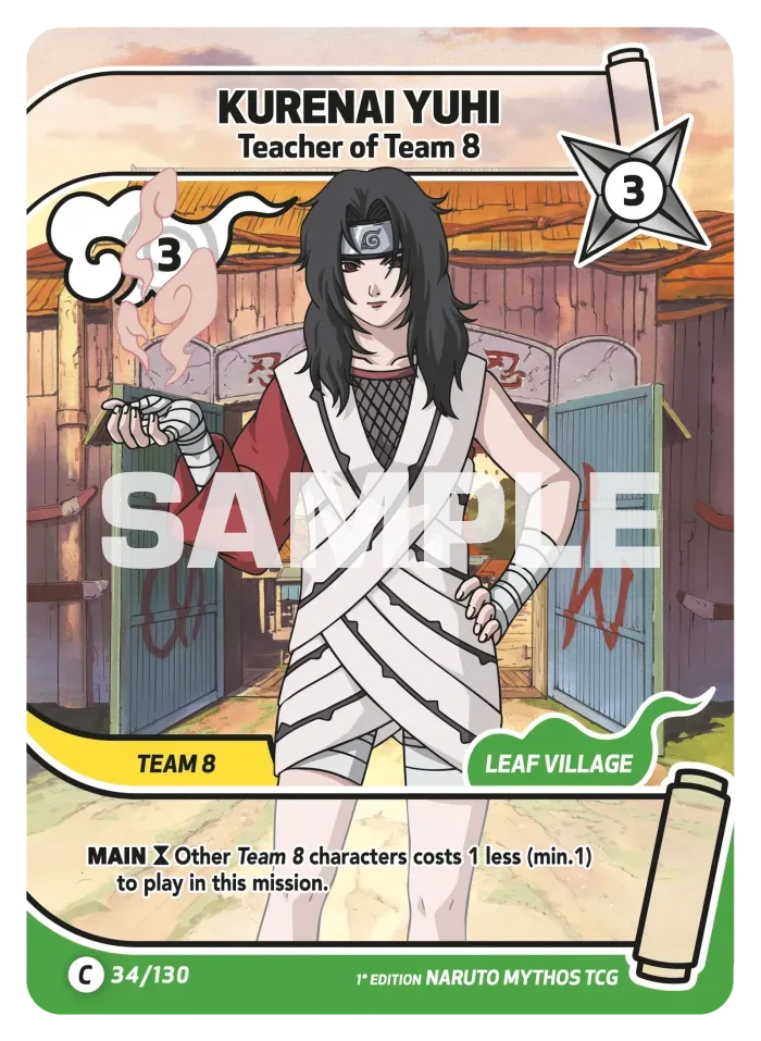 Kurenai Yuhi card front