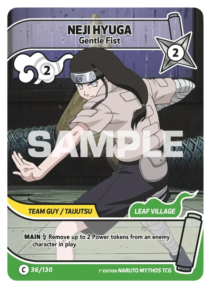Neji Hyuga card front