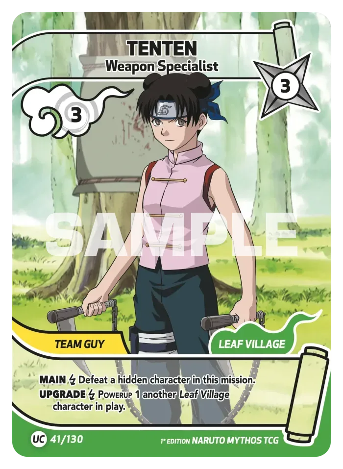 Tenten card front