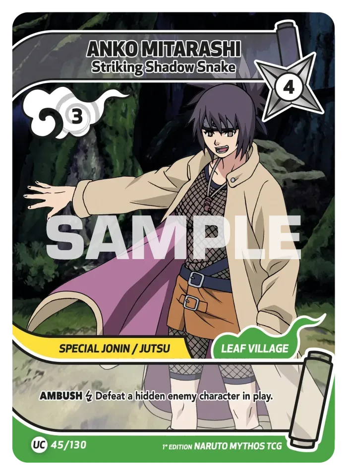 Anko Mitarashi card front