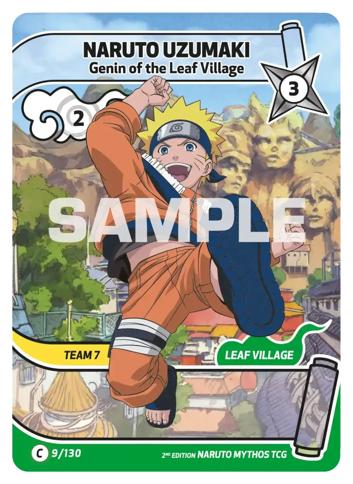 Naruto Uzumaki card front