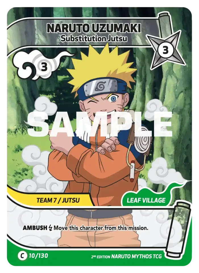 Naruto Uzumaki card front