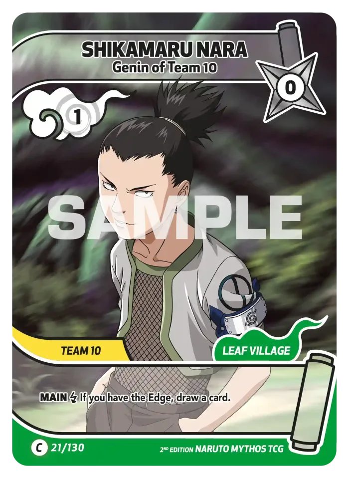 Shikamaru Nara card front