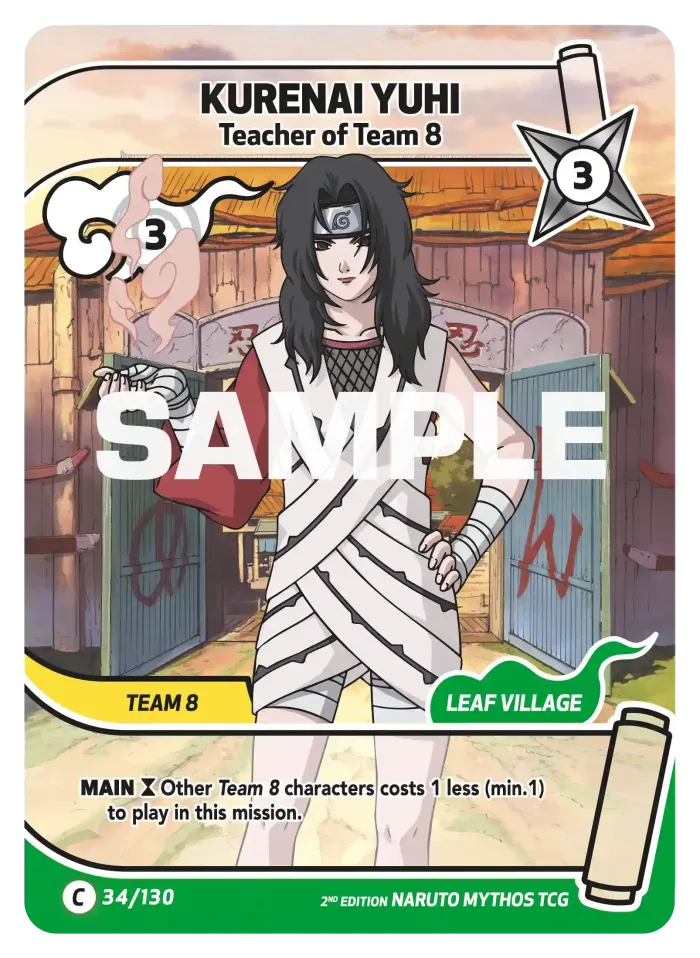 Kurenai Yuhi card front