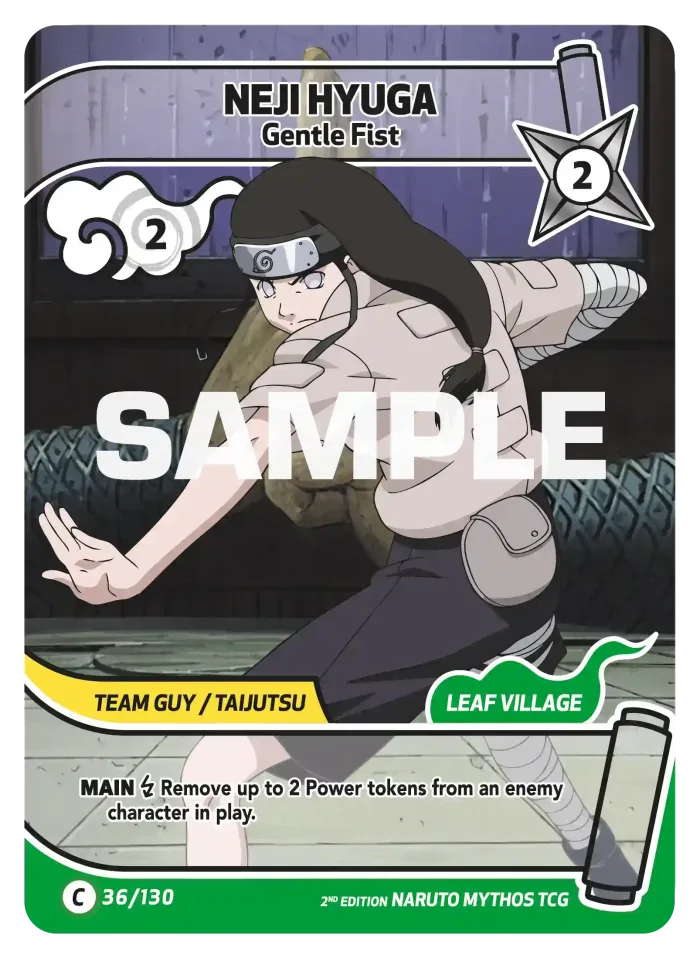 Neji Hyuga card front