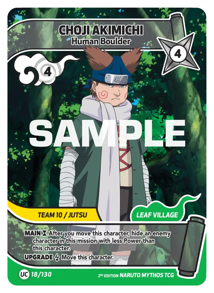 Choji Akimichi card front