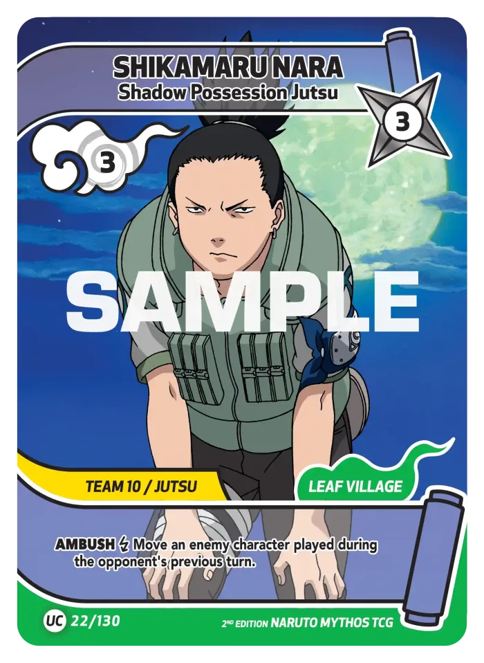Shikamaru Nara card front