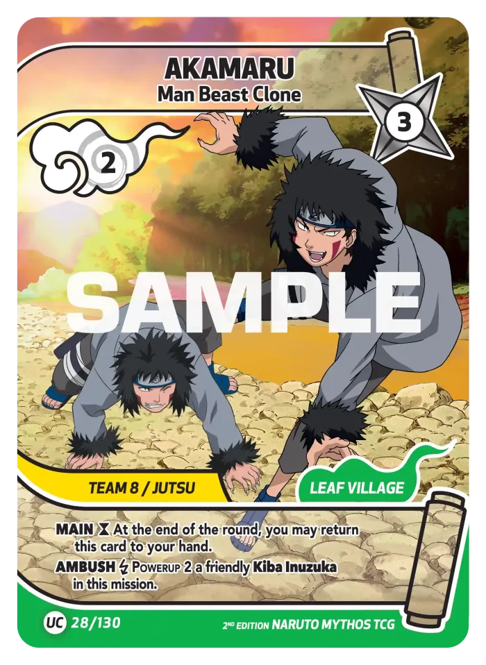 Akamaru card front