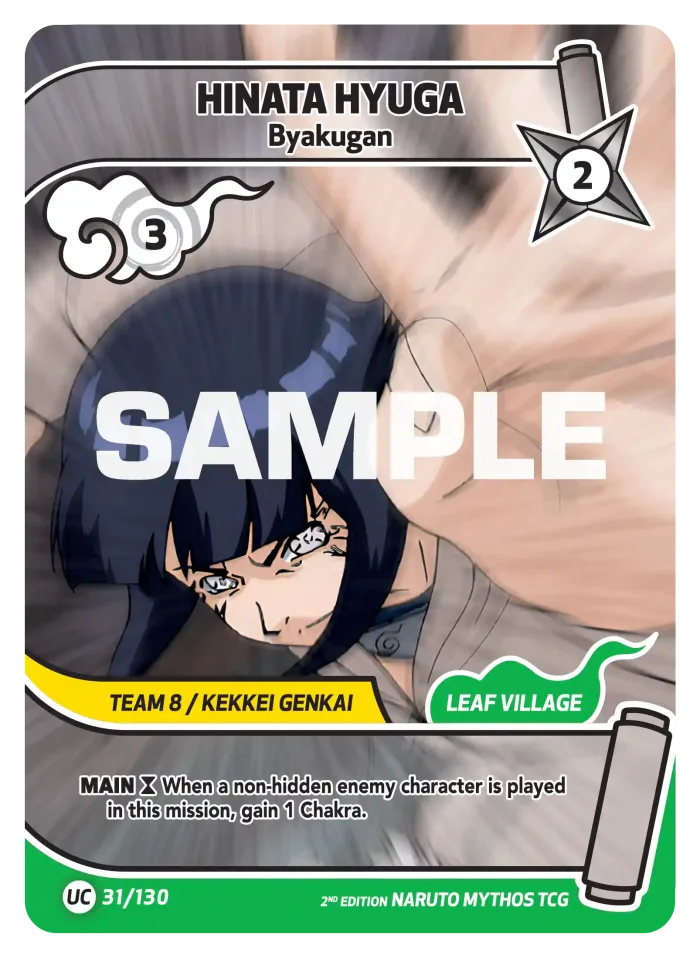 Hinata Hyuga card front