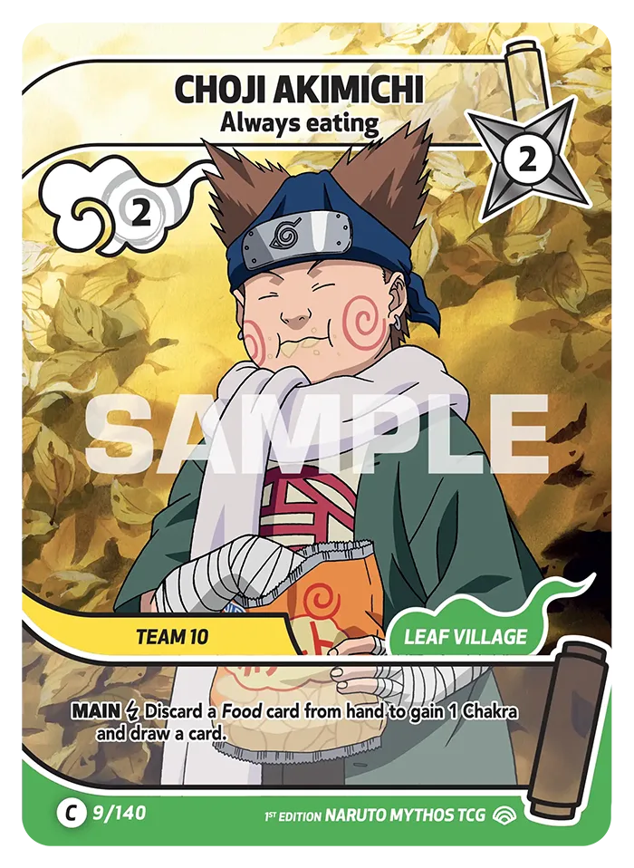 Choji Akimichi card front