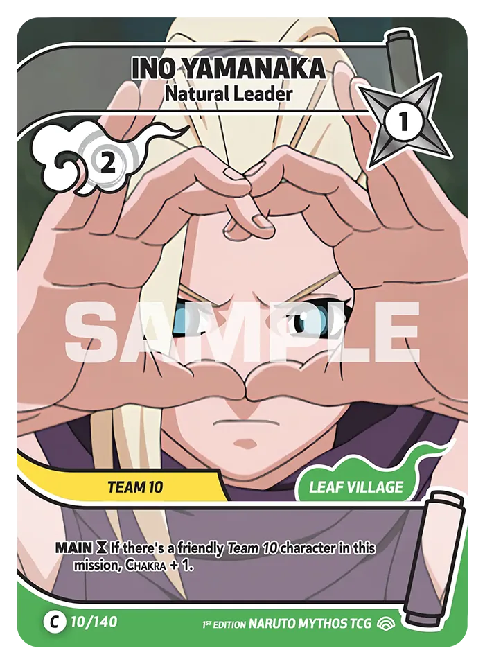 Ino Yamanaka card front