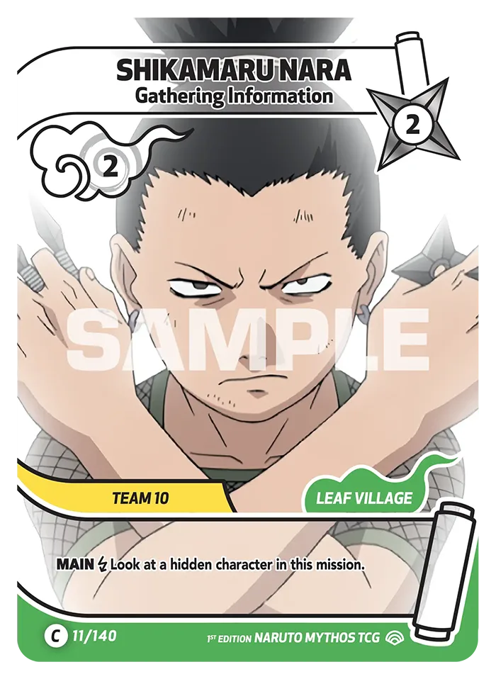 Shikamaru Nara card front