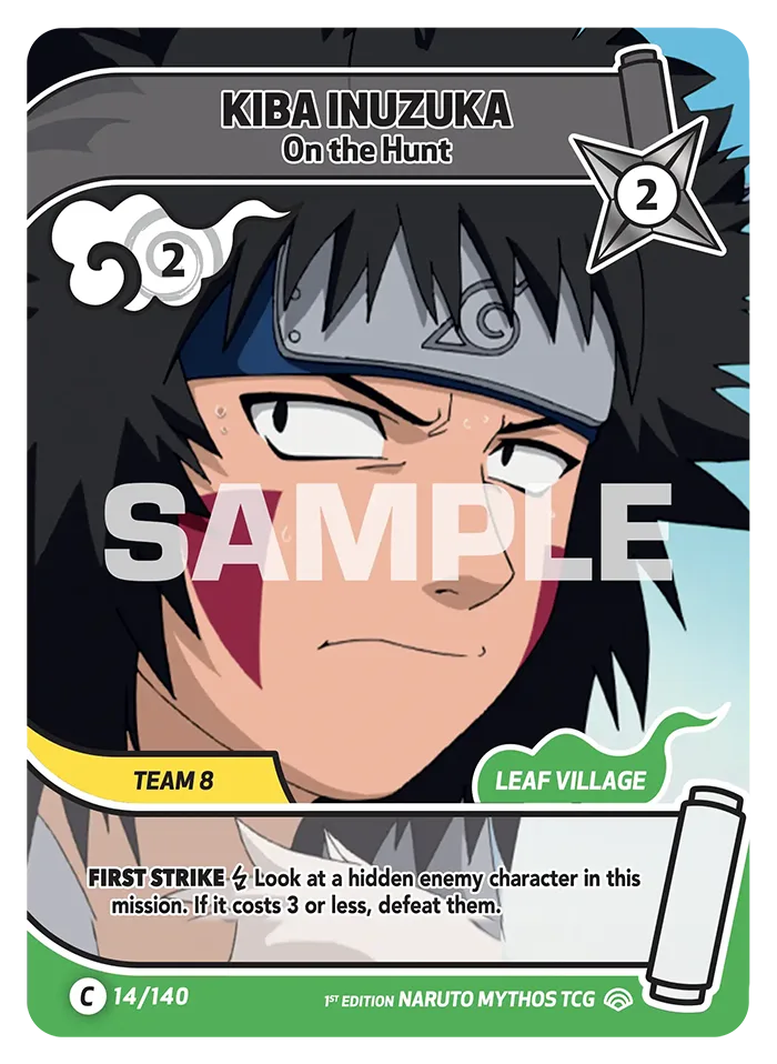 Kiba Inuzuka card front