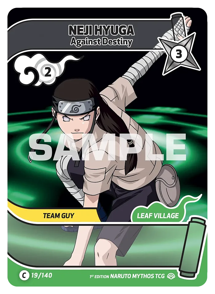 Neji Hyuga card front