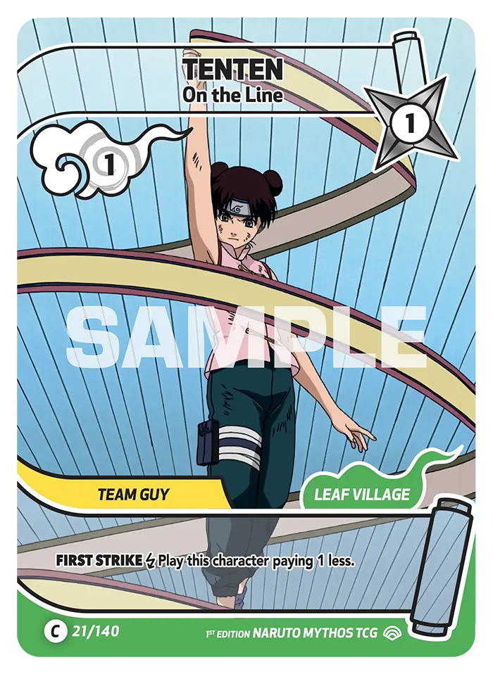 Tenten card front