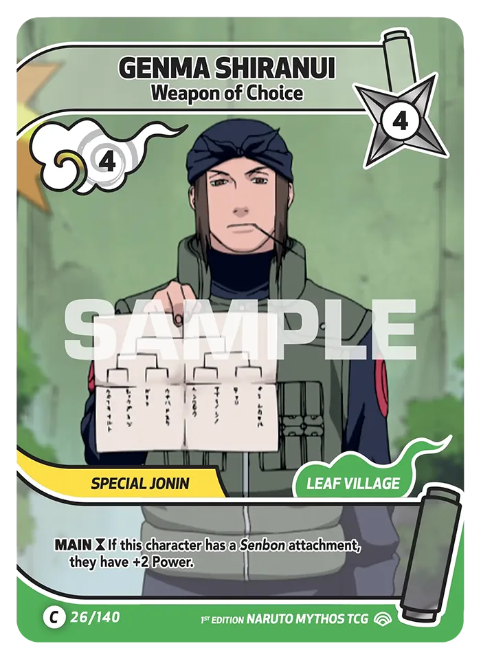 Genma Shiranui card front