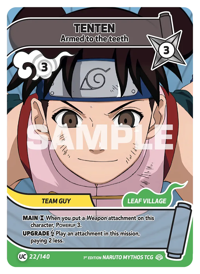 Tenten card front