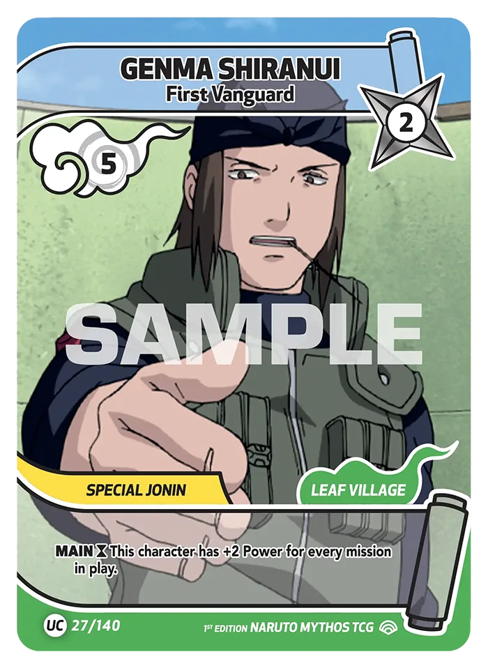 Genma Shiranui card front