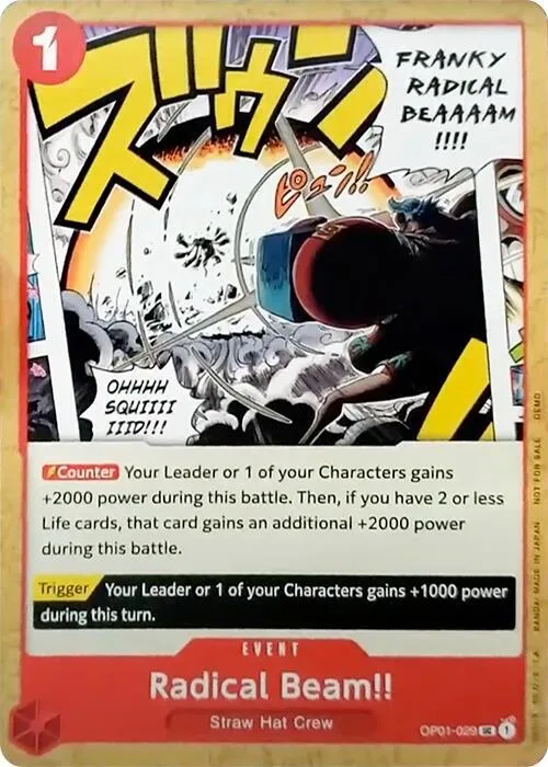 Radical Beam!! card front