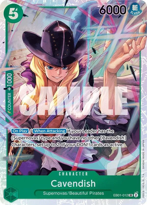 Cavendish card front