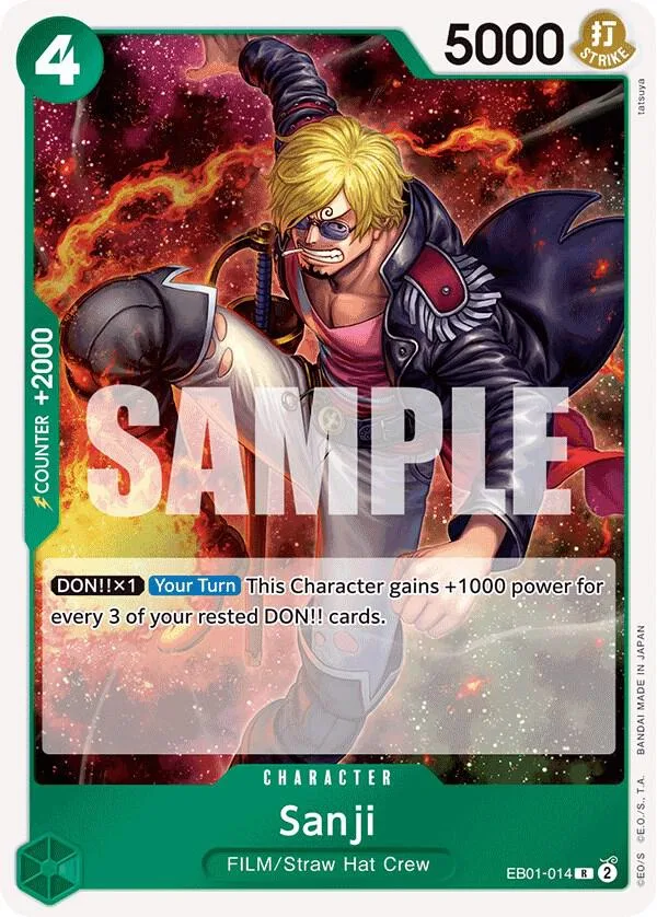 Sanji card front