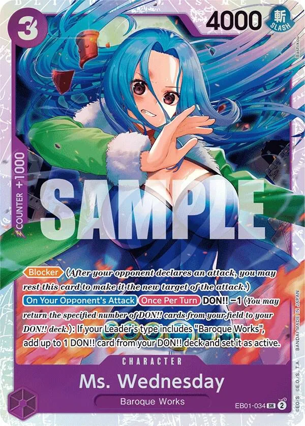 Ms. Wednesday card front