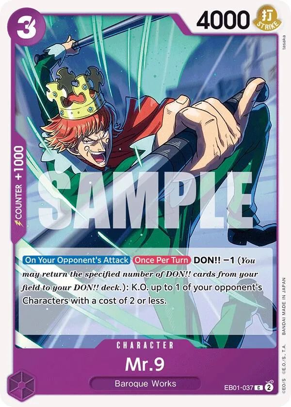 Mr. 9 card front