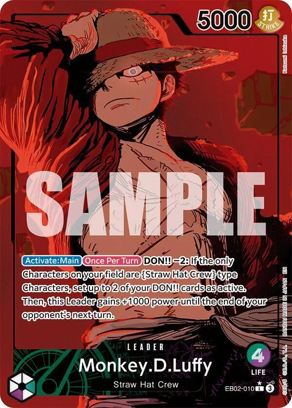 Monkey.D.Luffy (Alternate Art) card front