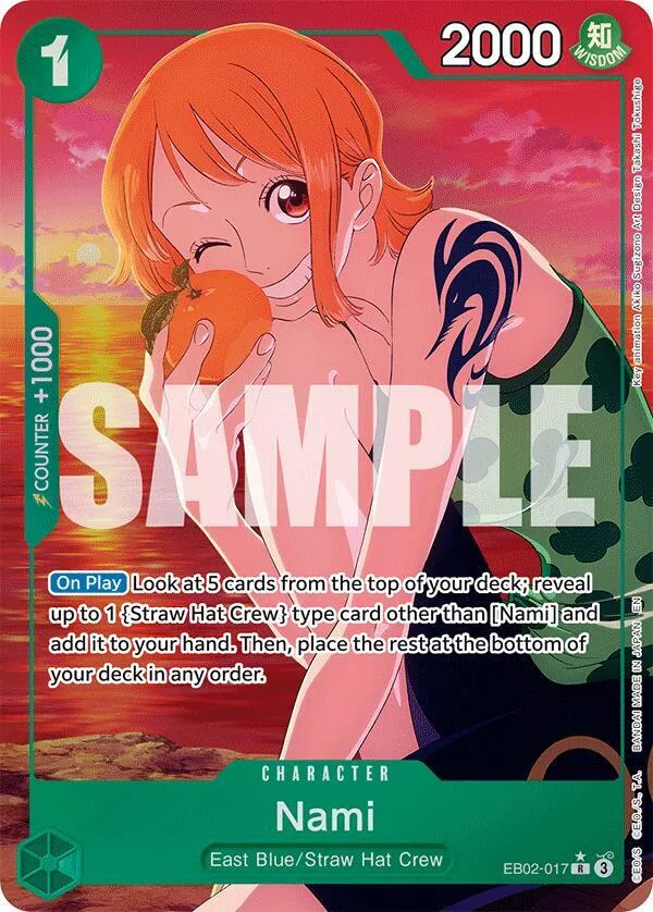 Nami (Alternate Art) card front
