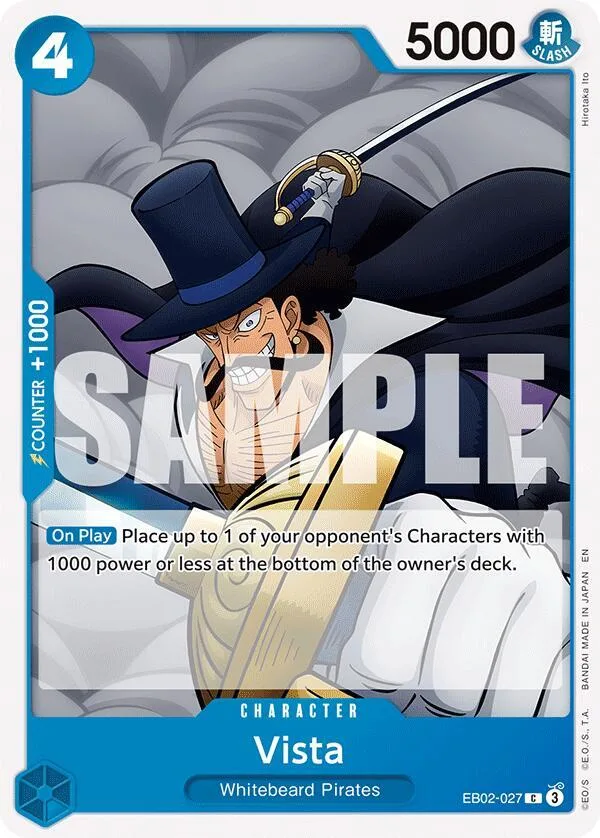 Vista card front