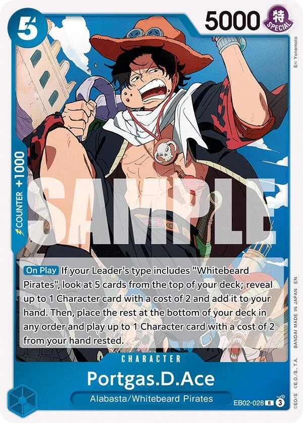 Portgas.D.Ace card front