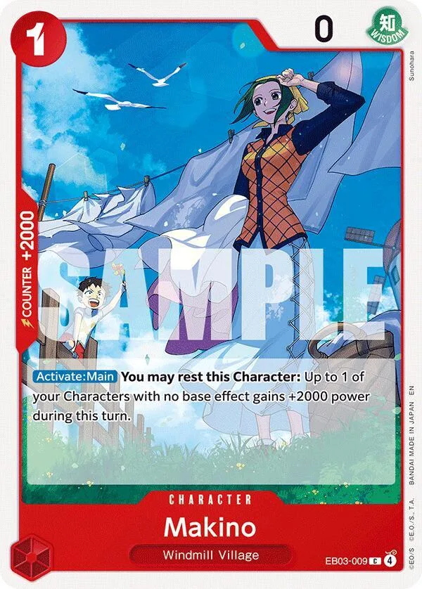 Makino card front