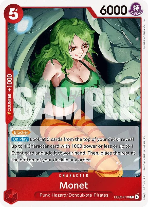 Monet card front