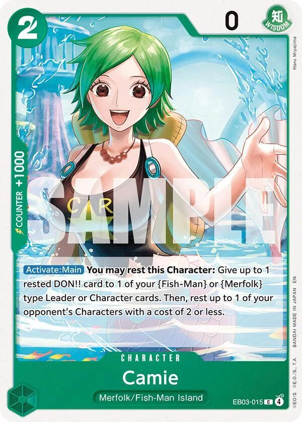 Camie card front