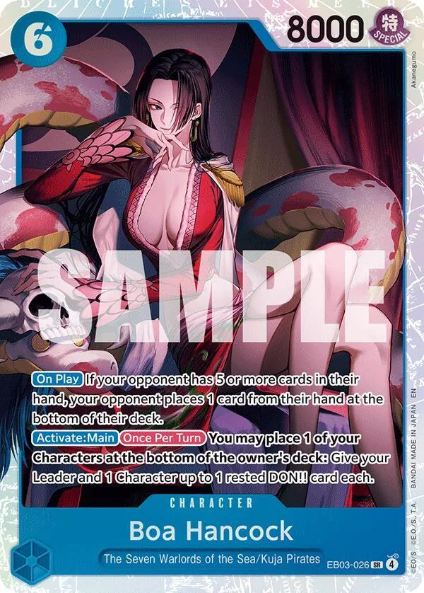 Boa Hancock card front
