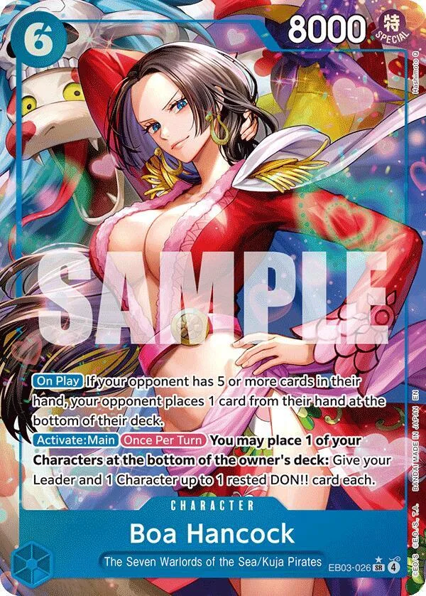 Boa Hancock (Alternate Art) card front