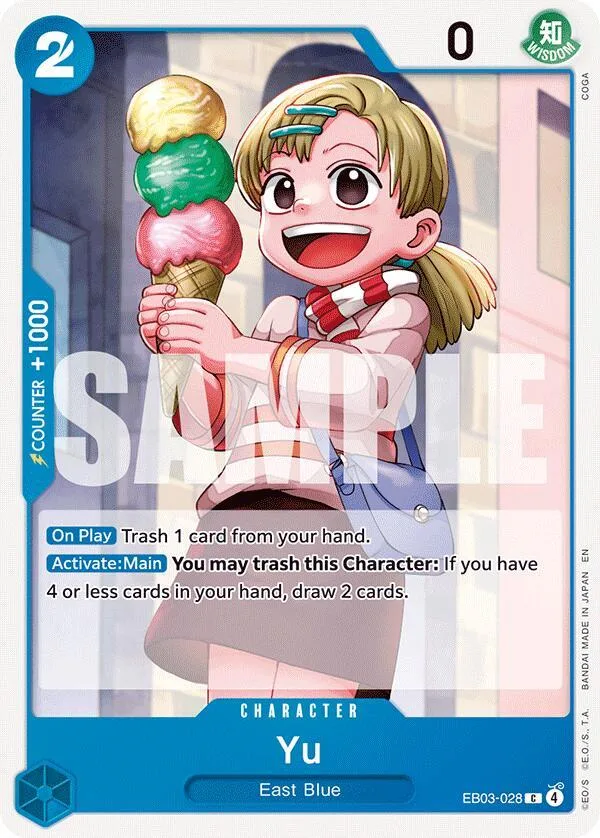 Yu card front