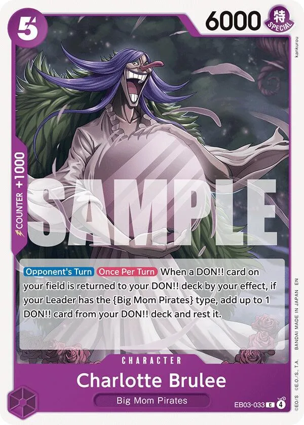 Charlotte Brulee card front