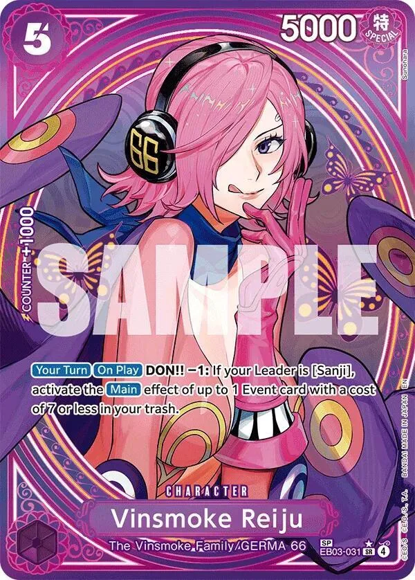 Vinsmoke Reiju (SP) card front