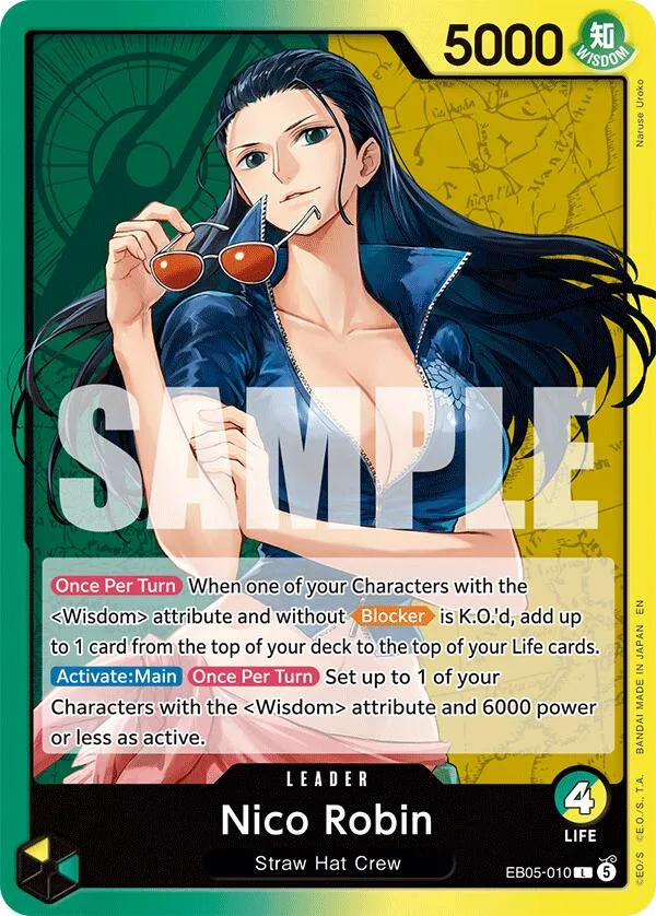 Nico Robin card front
