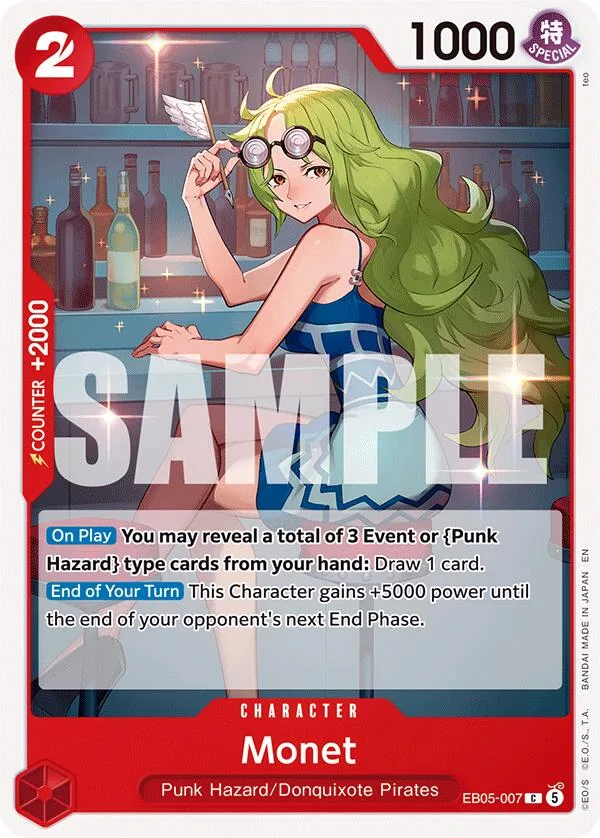 Monet card front