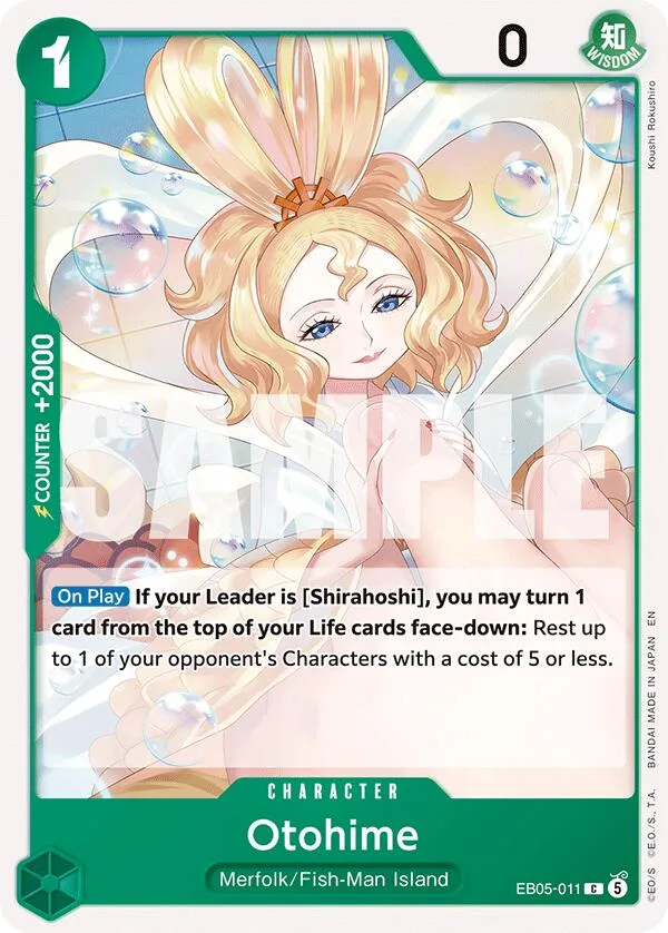 Otohime card front