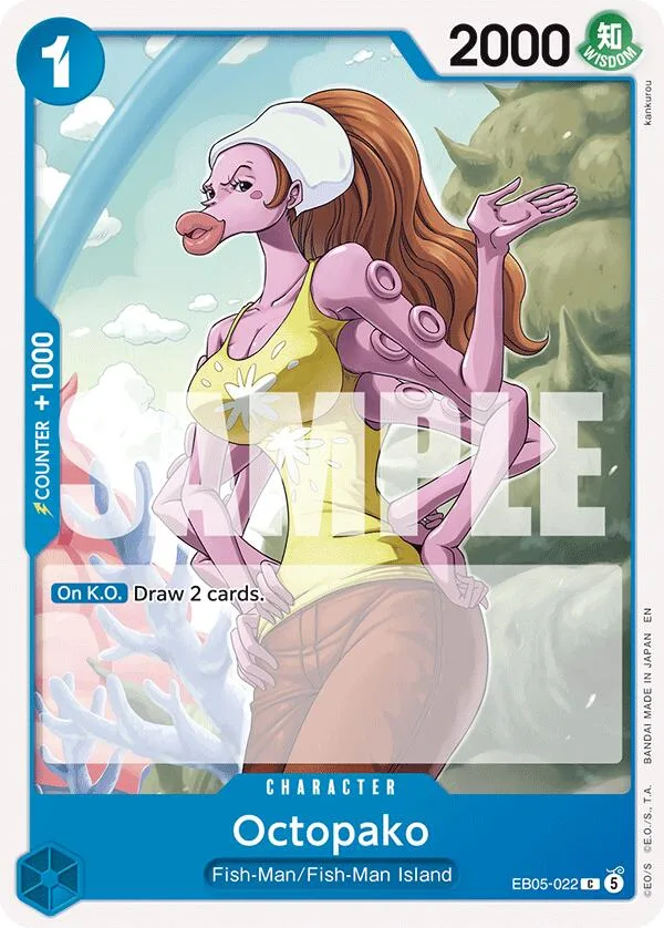 Octopako card front