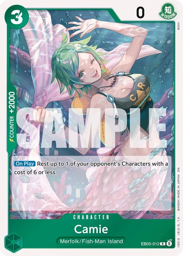 Camie card front