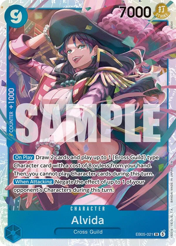 Alvida card front