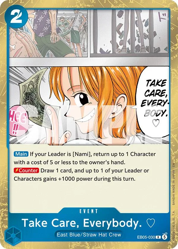 Take Care, Everybody. card front
