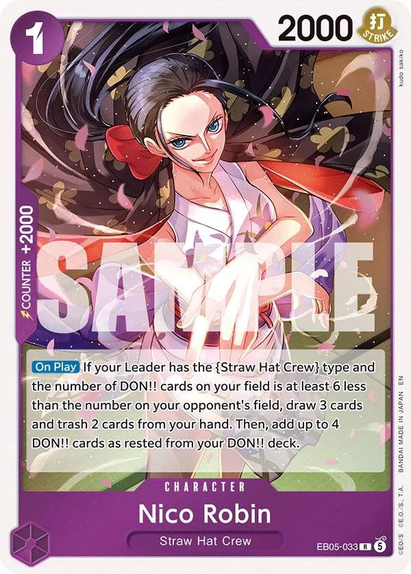 Nico Robin card front