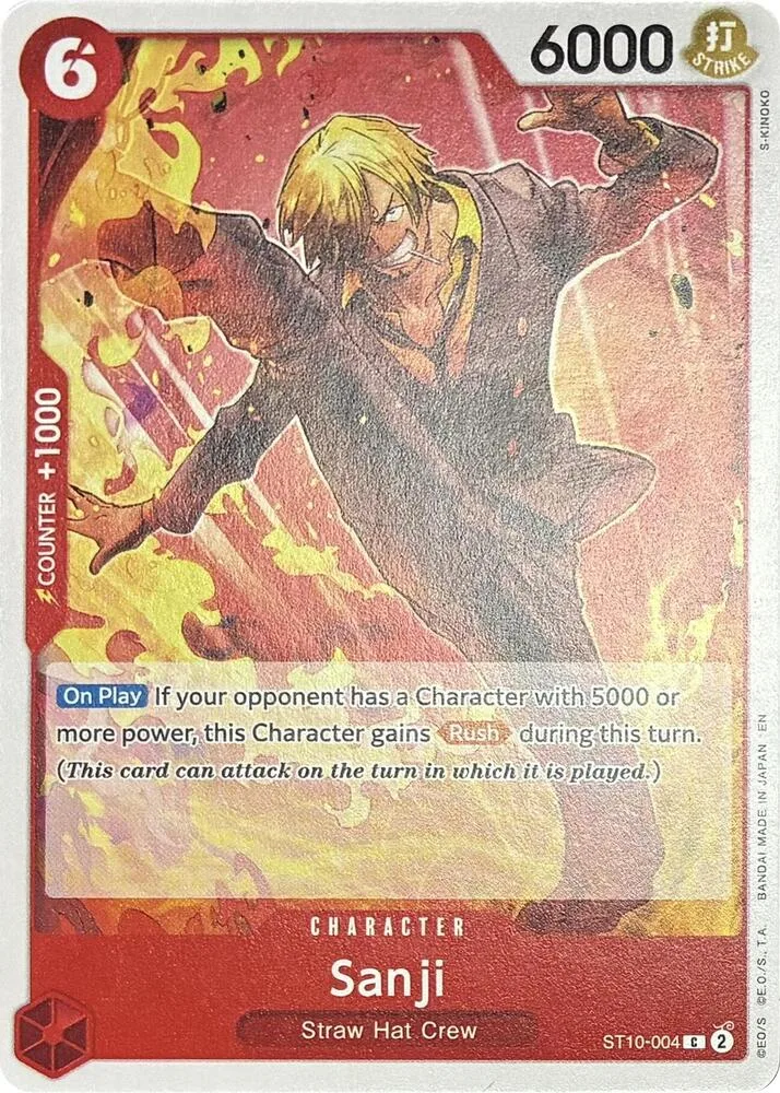 Sanji card front