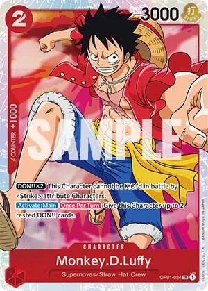 Monkey.D.Luffy card front
