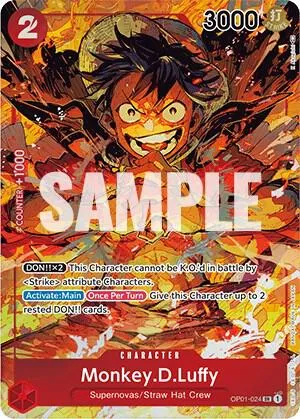 Monkey.D.Luffy (Parallel) card front